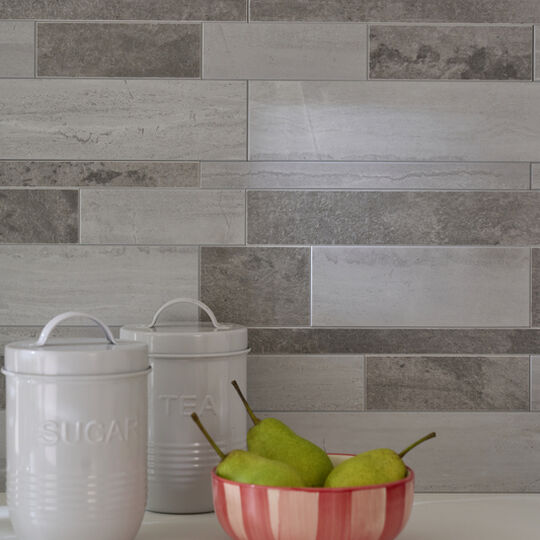 selbstklebende Wandfliese Premium Mixed Stone Mossaic image number null